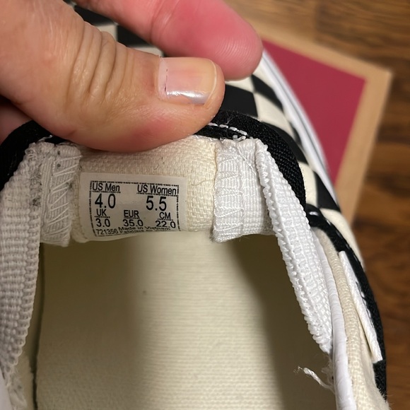 Vans platform checkerboard women shoes - Picture 3 of 3